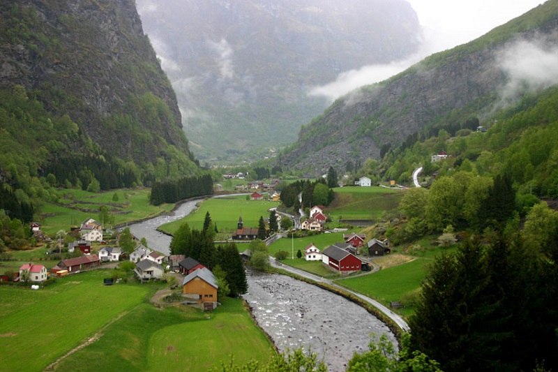 Город Flam Норвегия